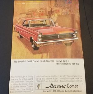 1965 Mercury Comet auto ad
